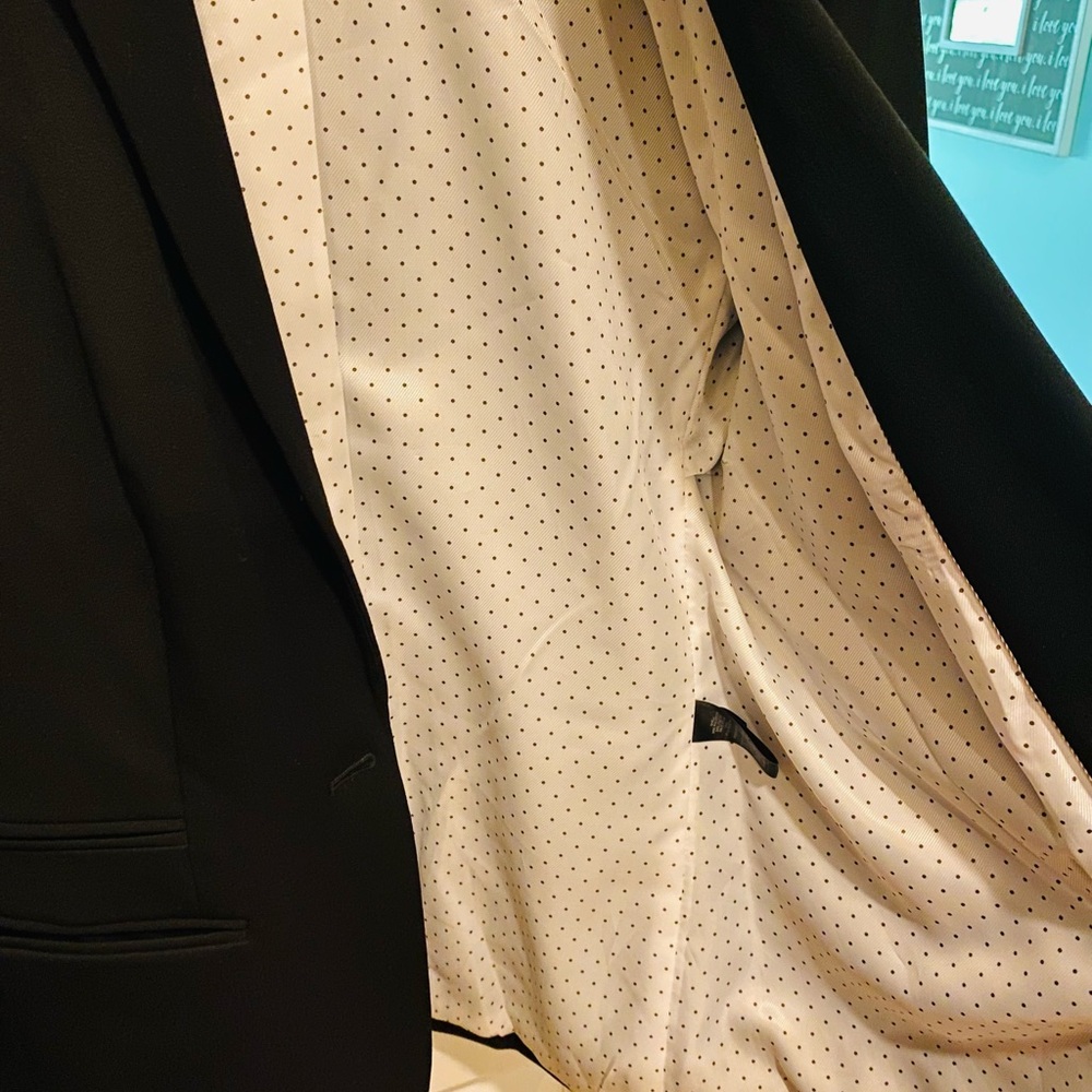 Express Editor Black Blazer Professional Suit Jac… - image 6